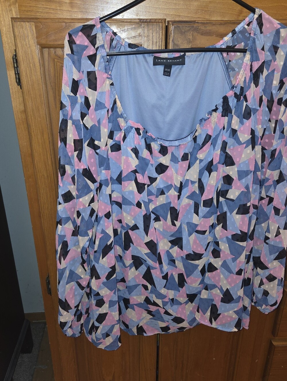 Lane Bryant gorgeous geometric print top size 18/20